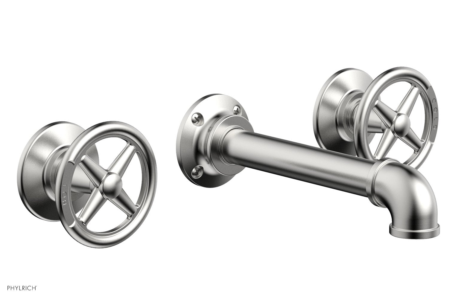 WORKS 2 Wall Tub Set - Cross Handles 221-56