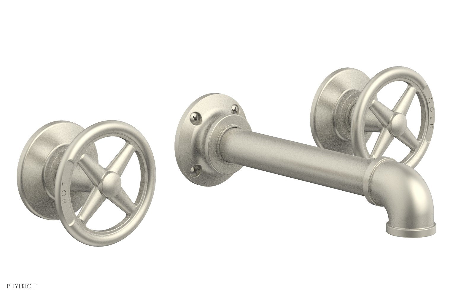 WORKS 2 Wall Tub Set - Cross Handles 221-56