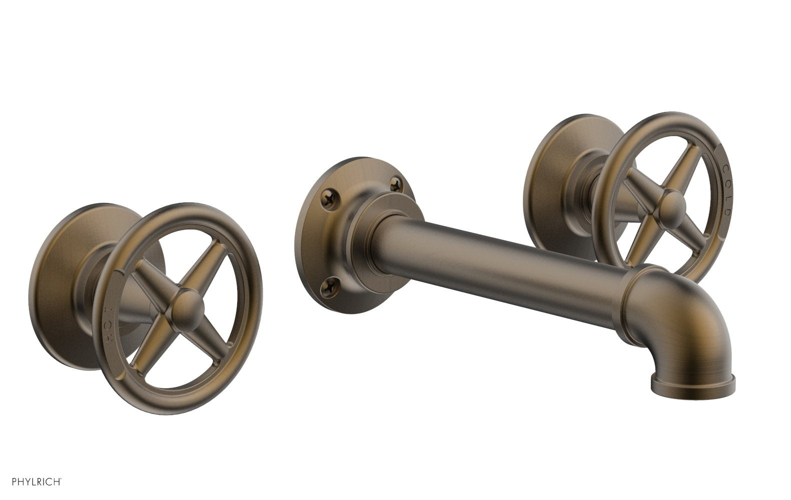 WORKS 2 Wall Tub Set - Cross Handles 221-56