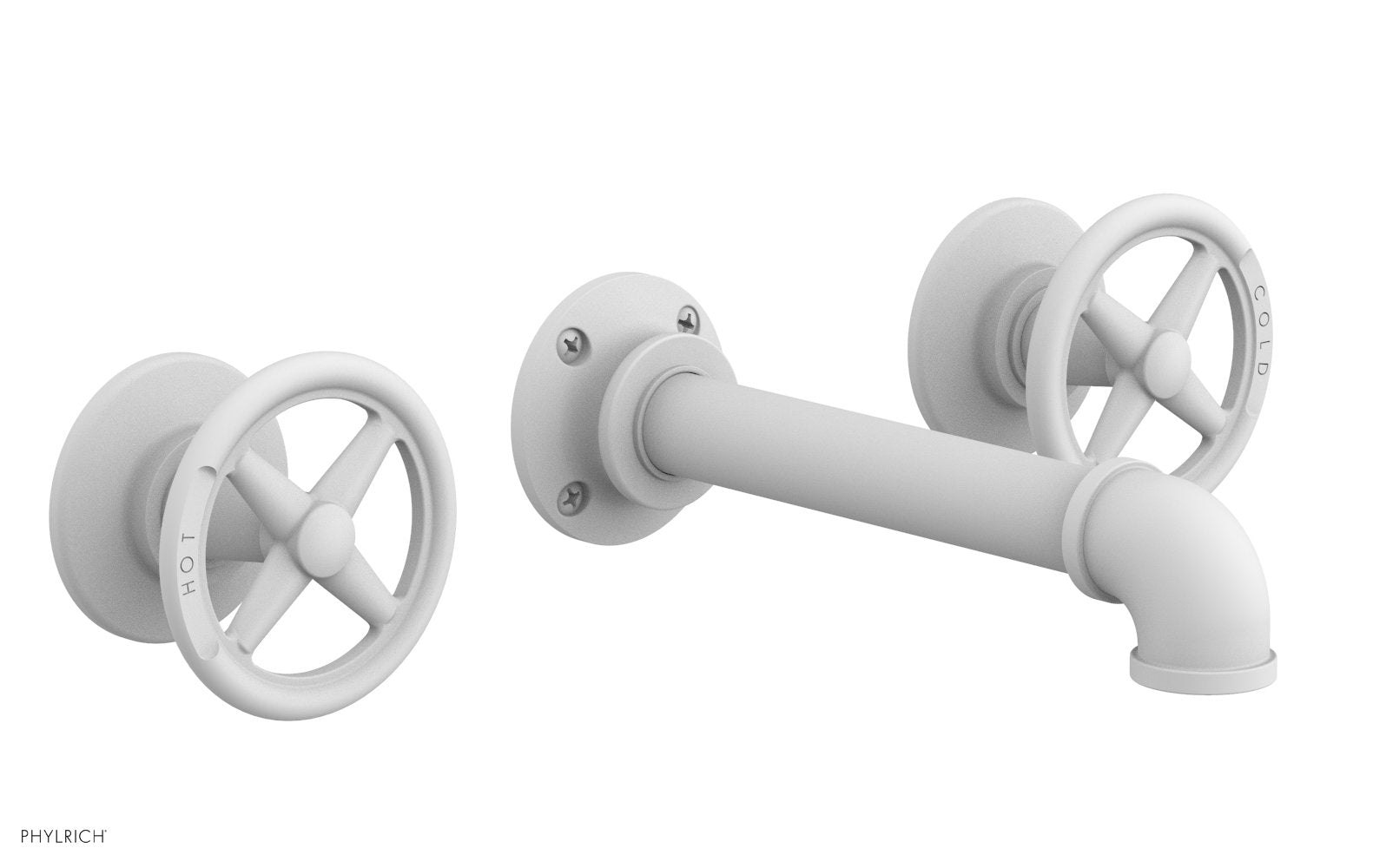 WORKS 2 Wall Tub Set - Cross Handles 221-56