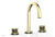 JOLIE Widespread Faucet - Round Handles with "Black" Accents 222-01