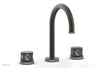 JOLIE Widespread Faucet - Round Handles with "Grey" Accents 222-01