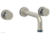 JOLIE Wall Lavatory Set - Round Handles with "Navy blue" Accents 222-11
