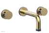 JOLIE Wall Tub Set - Round Handles with "Navy Blue" Accents 222-56