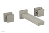 JOLIE Wall Tub Set - Square Handles with "Grey" Accents 222-57