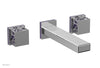 JOLIE Wall Tub Set - Square Handles with "Purple" Accents 222-57