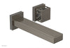 JOLIE Single Handle Wall Lavatory Set - Square Handle "Grey" Accents 222-16
