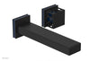 JOLIE Single Handle Wall Lavatory Set - Square Handle "Navy Blue" Accents 222-16
