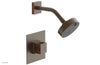 JOLIE Pressure Balance Shower Set - Square Handle with "Orange" Accents 222-22