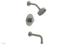 JOLIE Pressure Balance Tub and Shower Set - Round Handle wth "Light Blue" Accents 222-26