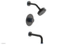JOLIE Pressure Balance Tub and Shower Set - Round Handle wth "Light Blue" Accents 222-26