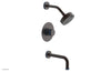 JOLIE Pressure Balance Tub and Shower Set - Round Handle wth "Light Blue" Accents 222-26