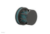 JOLIE Volume Control/Diverter Trim - Round Handle with "Turquoise" Accents 222-35