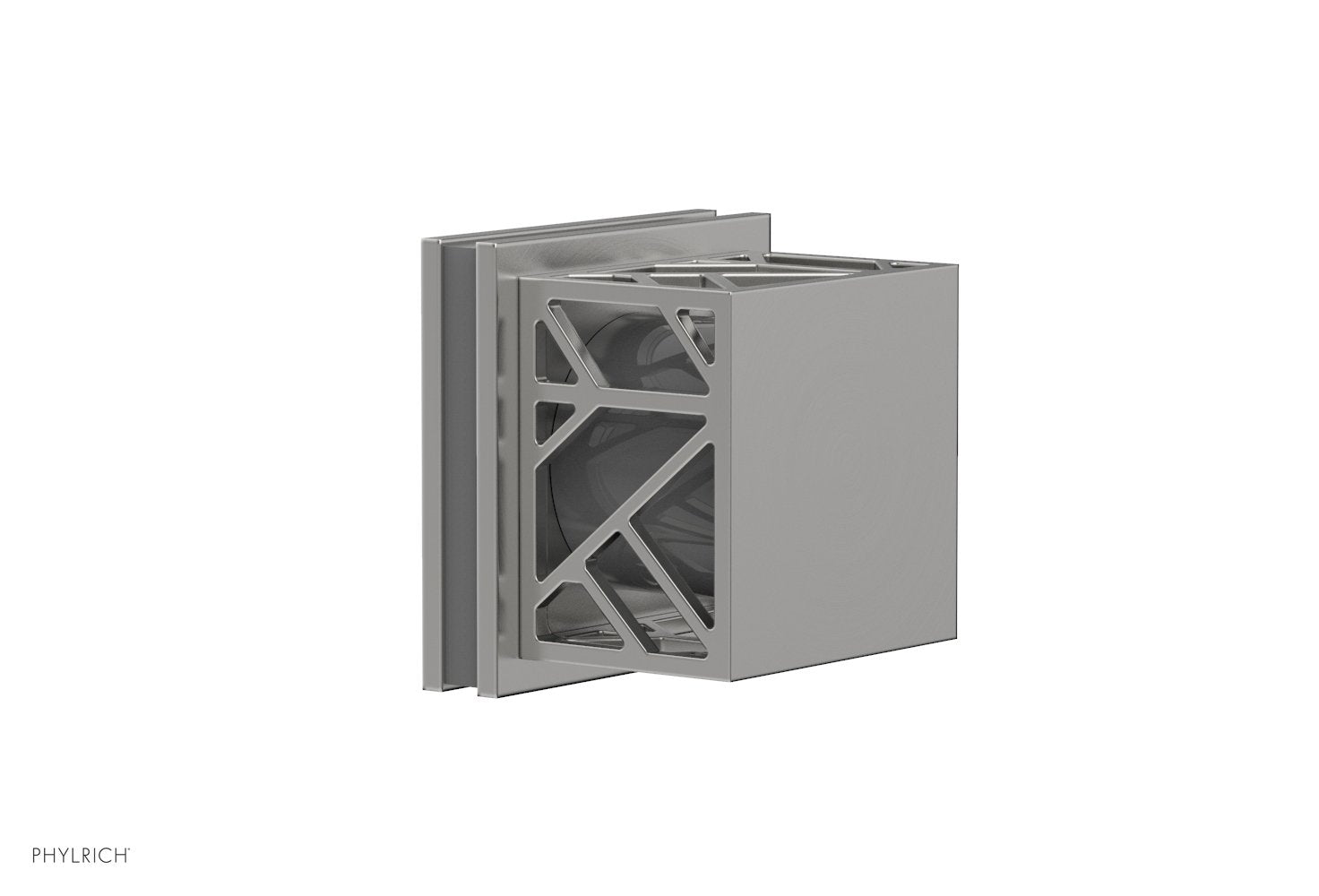 JOLIE Volume Control/Diverter Trim - Square Handle with "Grey" Accents 222-36