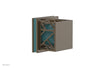 JOLIE Volume Control/Diverter Trim - Square Handle with "Turquoise" Accents 222-36