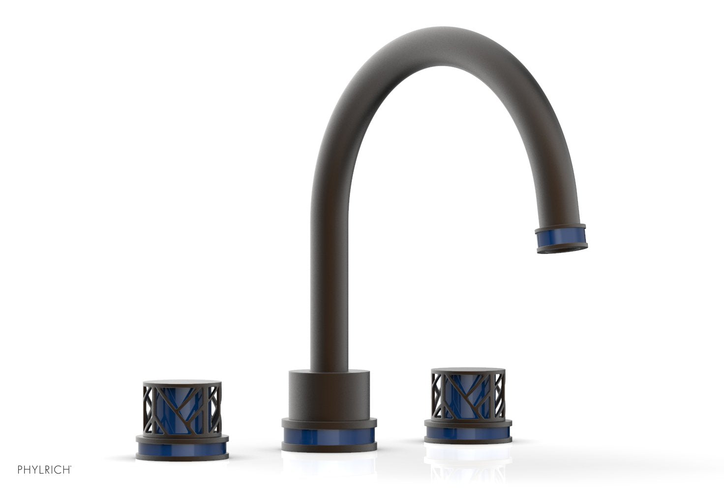 JOLIE Deck Tub Set - Round Handles with "Navy Blue" Accents 222-40