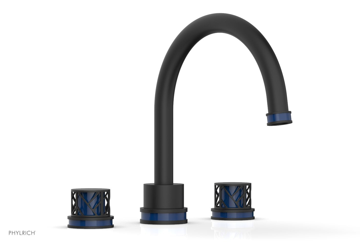 JOLIE Deck Tub Set - Round Handles with "Navy Blue" Accents 222-40