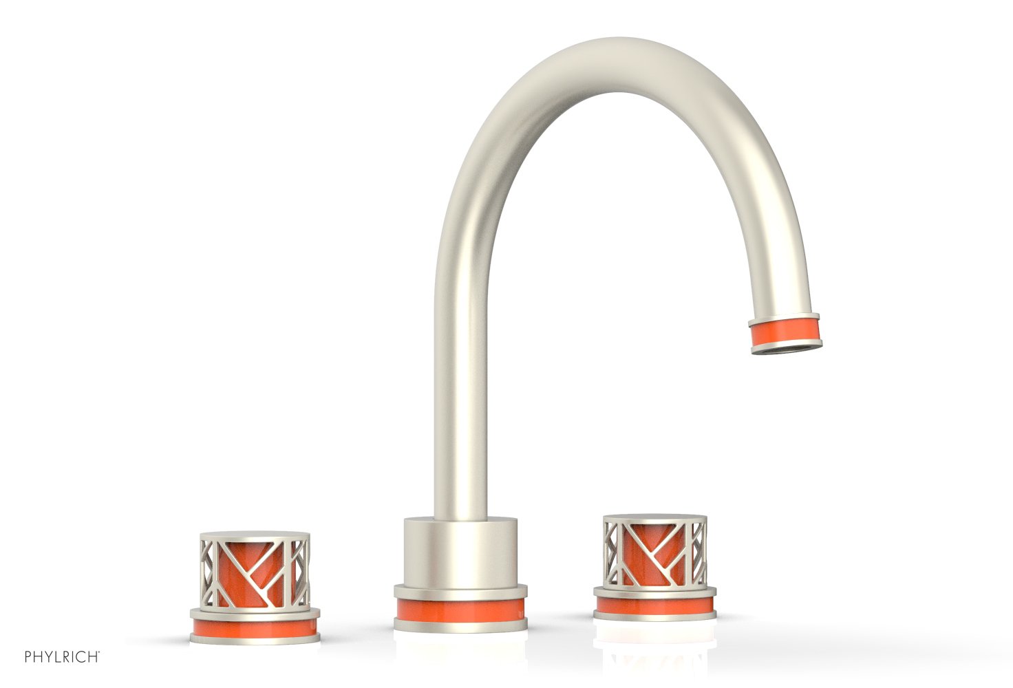 JOLIE Deck Tub Set - Round Handles with "Orange" Accents 222-40