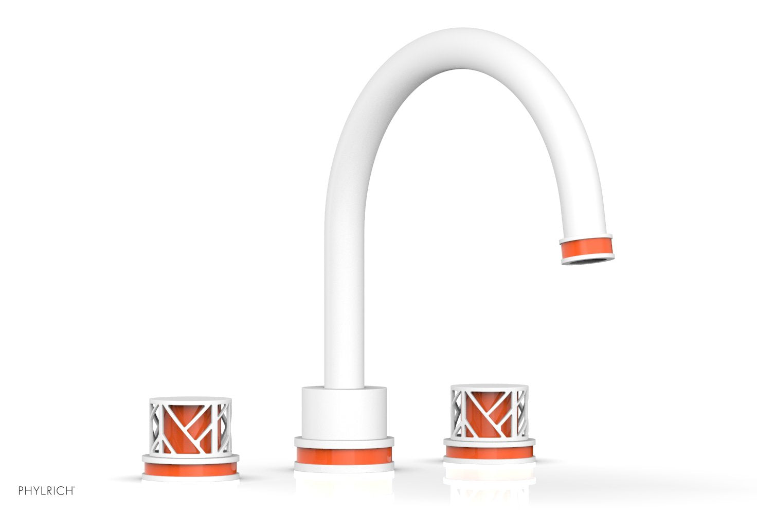 JOLIE Deck Tub Set - Round Handles with "Orange" Accents 222-40