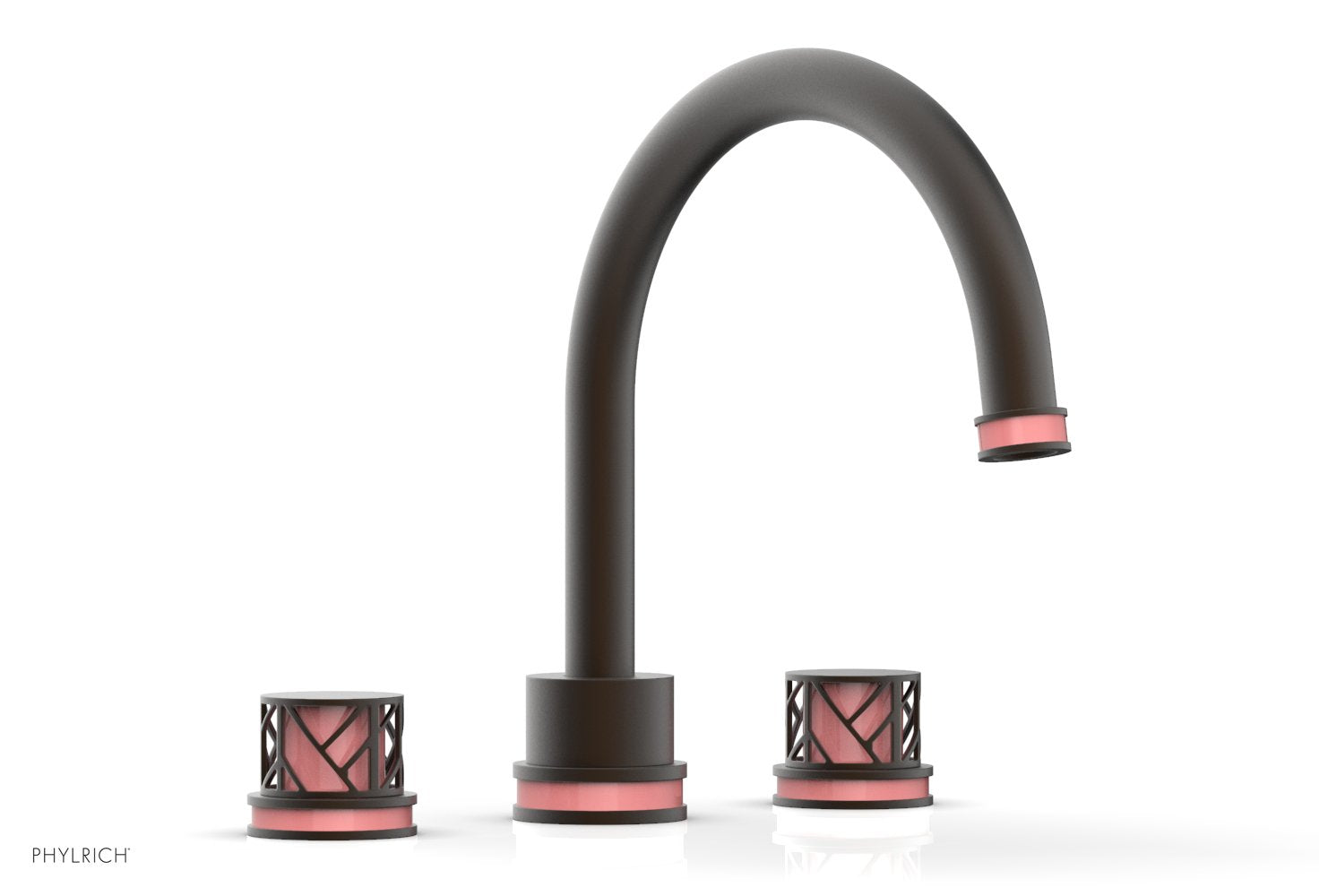 JOLIE Deck Tub Set - Round Handles with "Pink" Accents 222-40