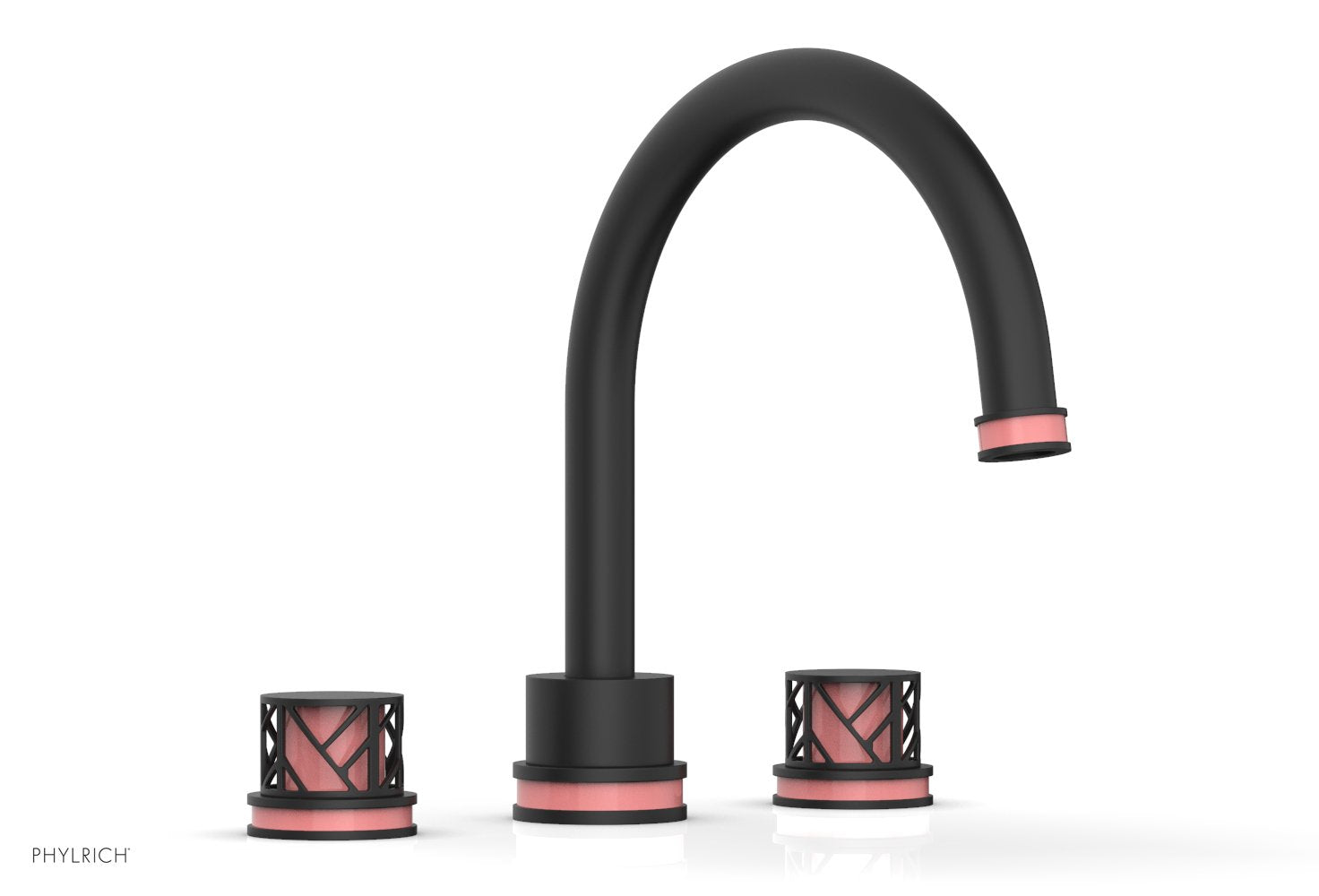 JOLIE Deck Tub Set - Round Handles with "Pink" Accents 222-40