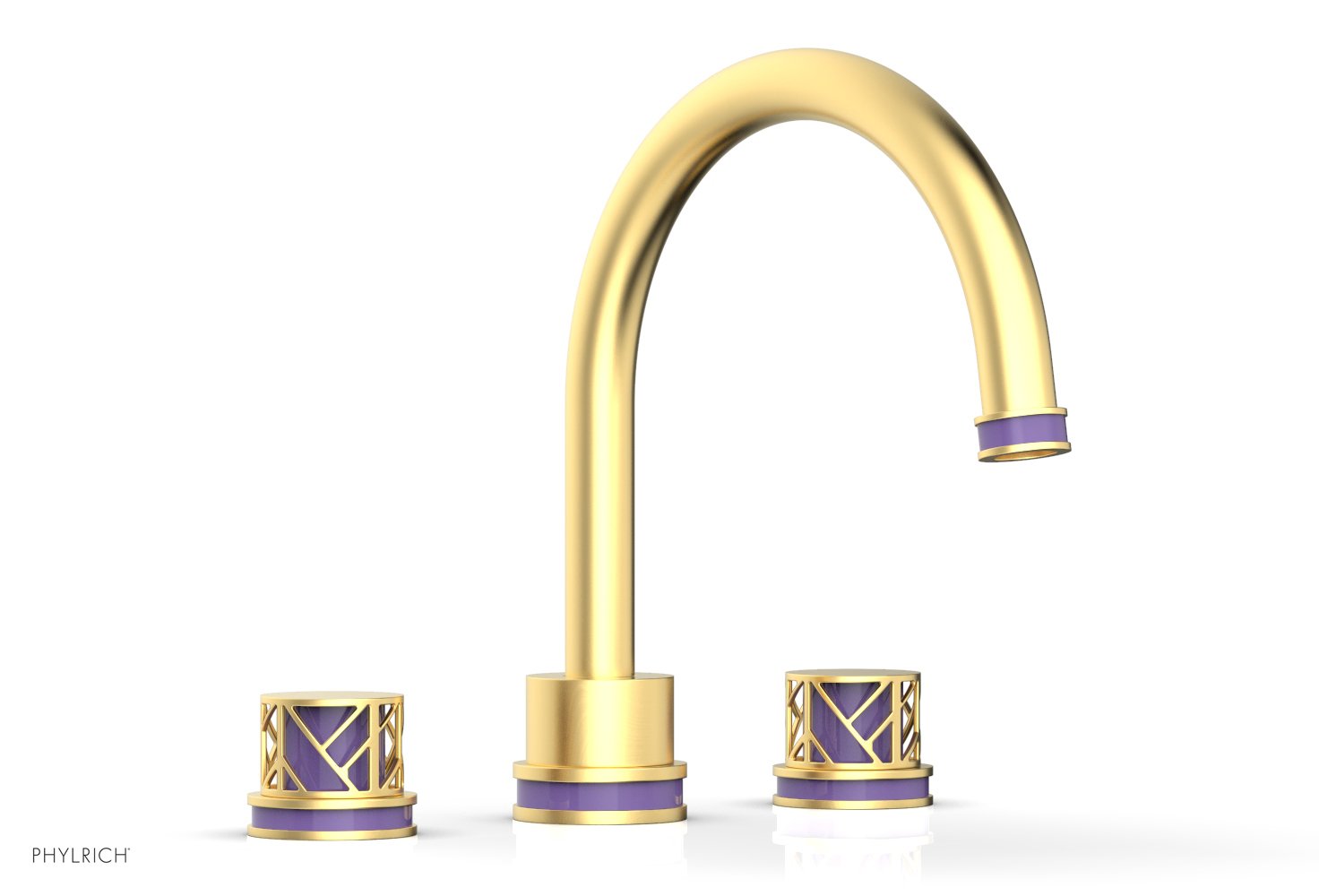 JOLIE Deck Tub Set - Round Handles with "Purple" Accents 222-40