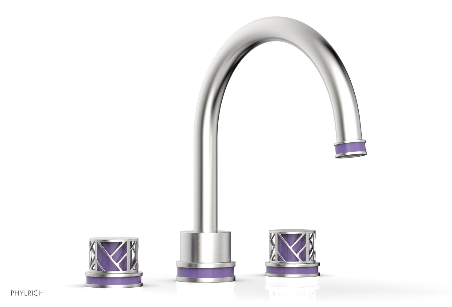 JOLIE Deck Tub Set - Round Handles with "Purple" Accents 222-40