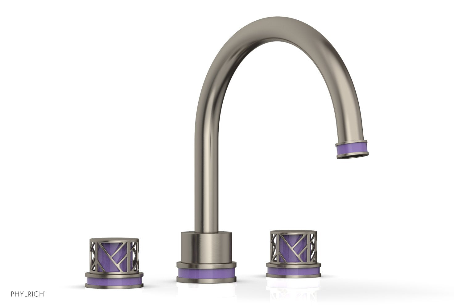 JOLIE Deck Tub Set - Round Handles with "Purple" Accents 222-40