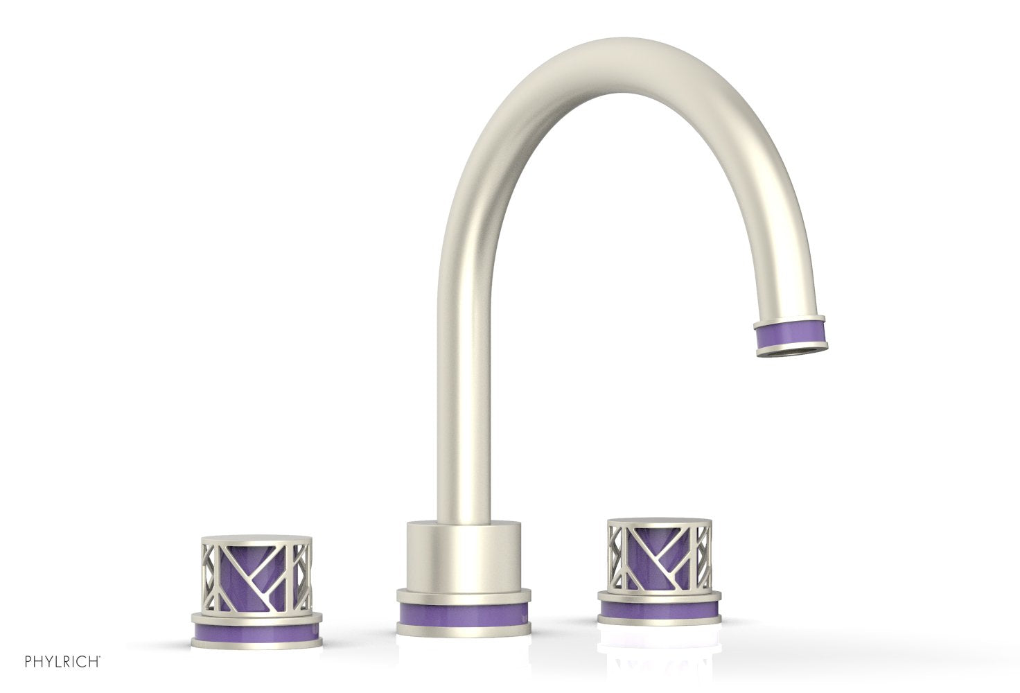 JOLIE Deck Tub Set - Round Handles with "Purple" Accents 222-40