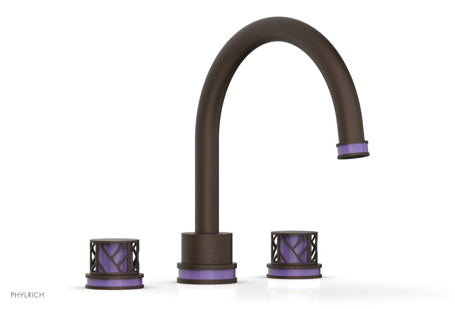 JOLIE Deck Tub Set - Round Handles with "Purple" Accents 222-40