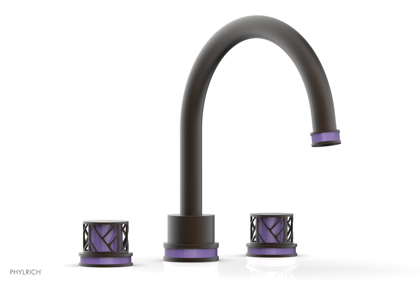 JOLIE Deck Tub Set - Round Handles with "Purple" Accents 222-40
