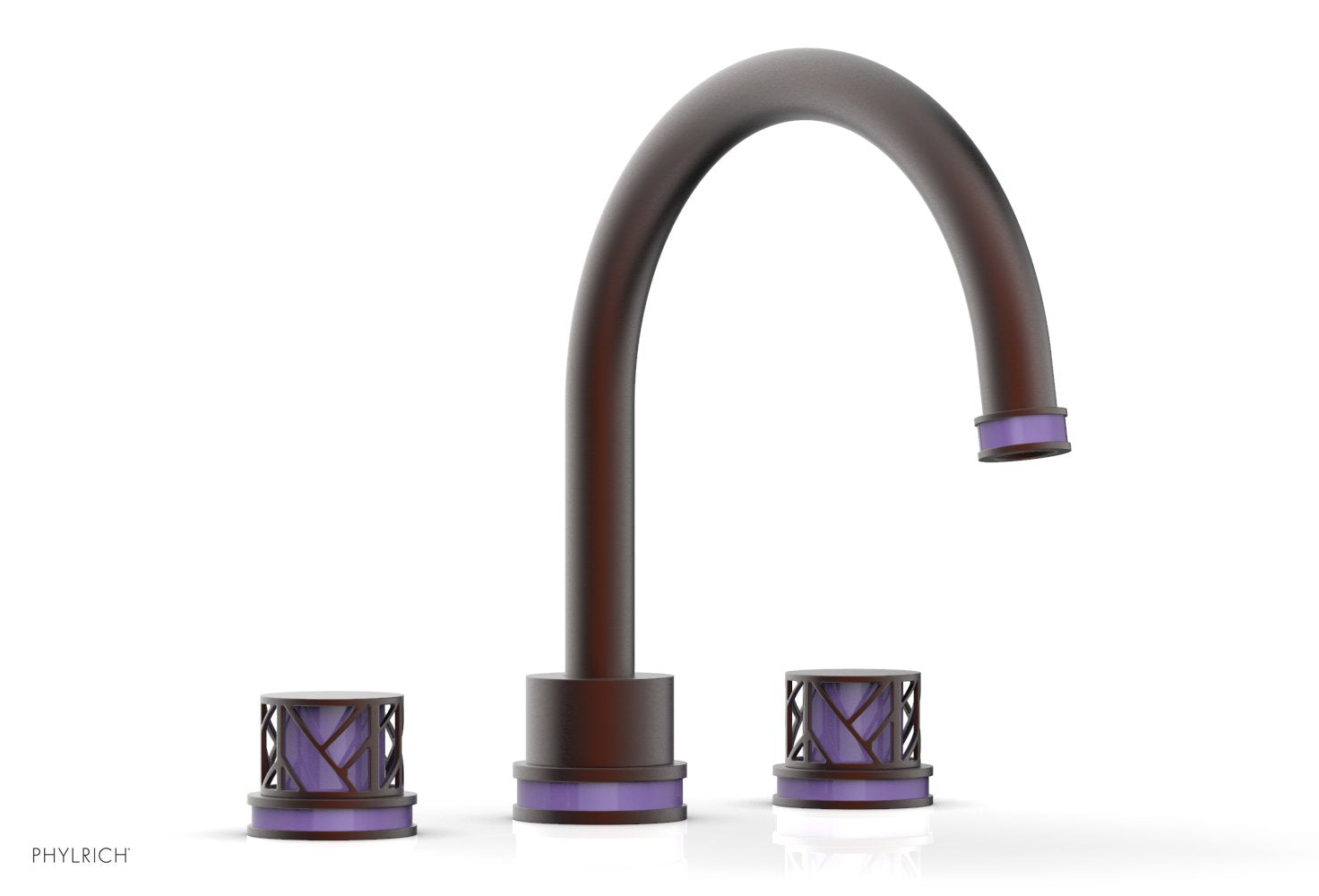 JOLIE Deck Tub Set - Round Handles with "Purple" Accents 222-40