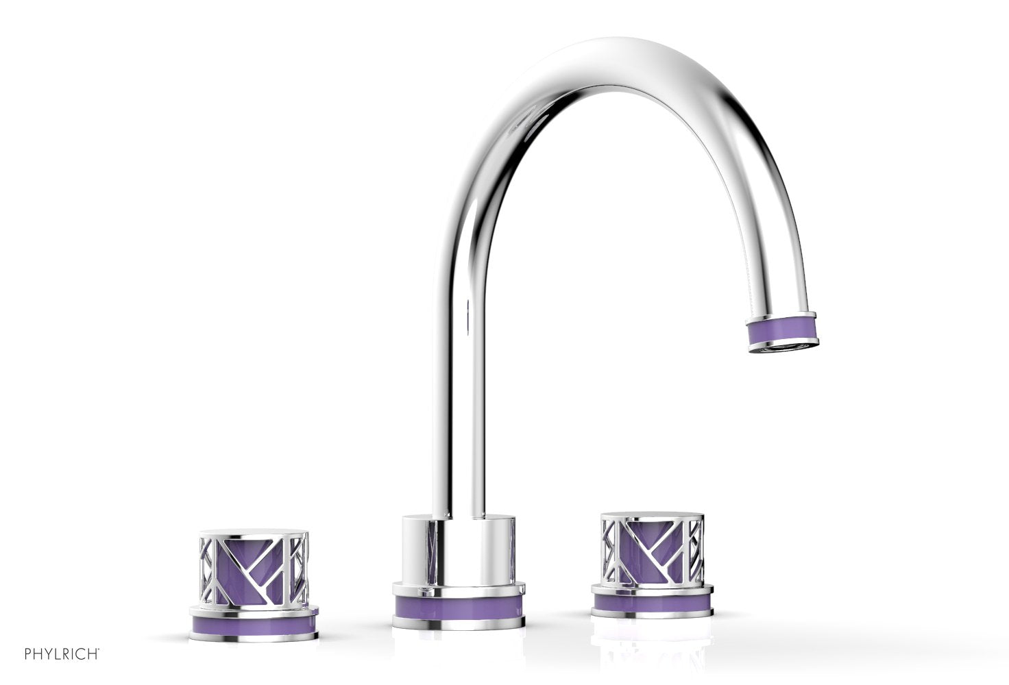 JOLIE Deck Tub Set - Round Handles with "Purple" Accents 222-40