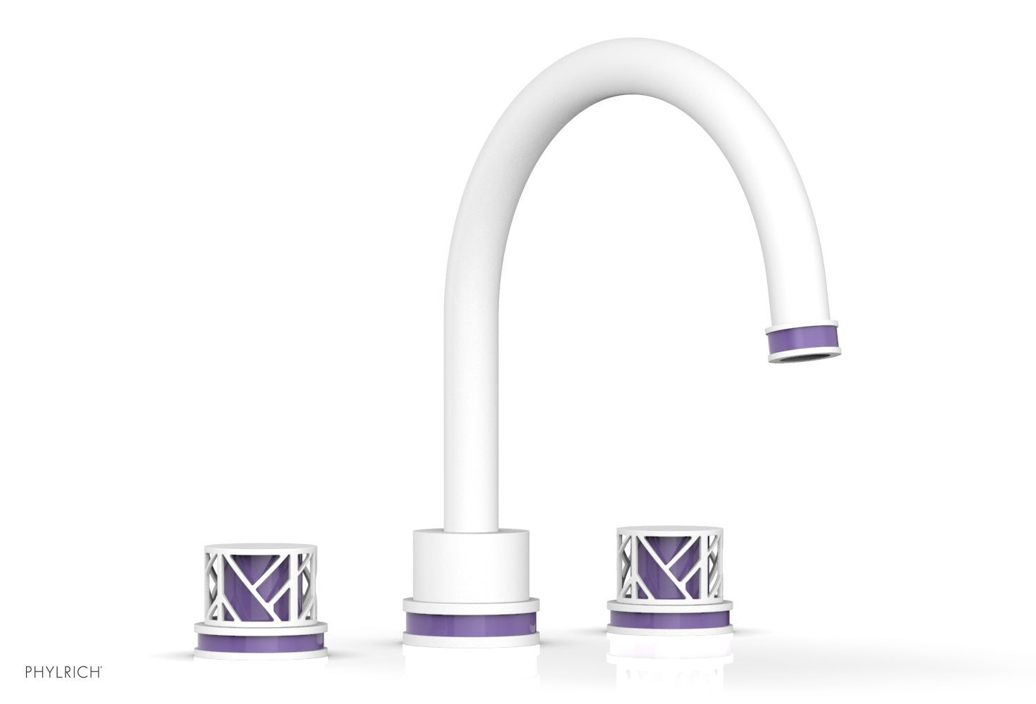 JOLIE Deck Tub Set - Round Handles with "Purple" Accents 222-40