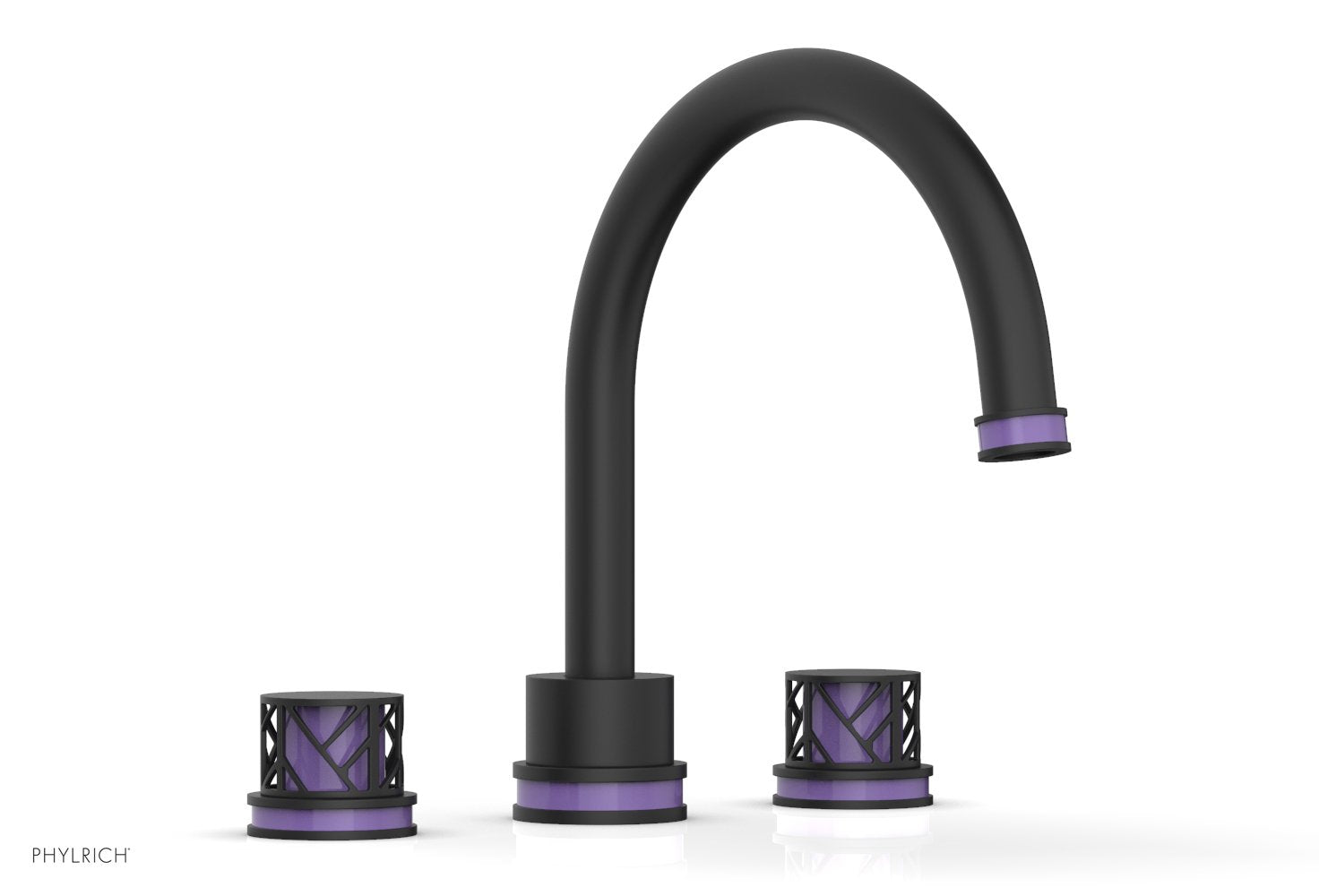 JOLIE Deck Tub Set - Round Handles with "Purple" Accents 222-40