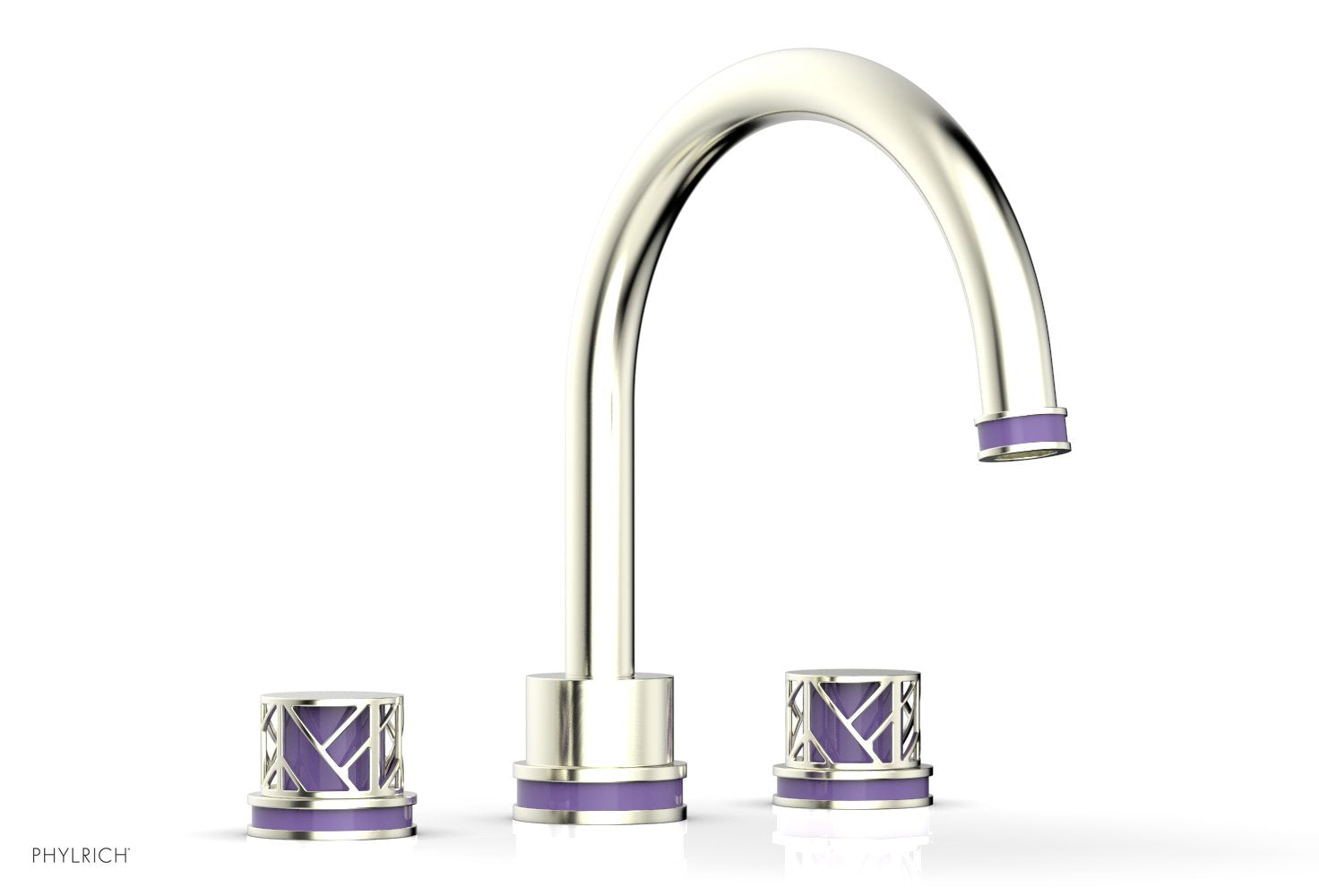 JOLIE Deck Tub Set - Round Handles with "Purple" Accents 222-40