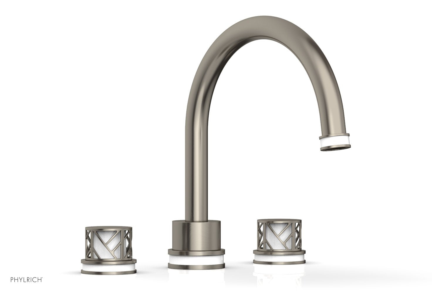 JOLIE Deck Tub Set - Round Handles with "White" Accents 222-40