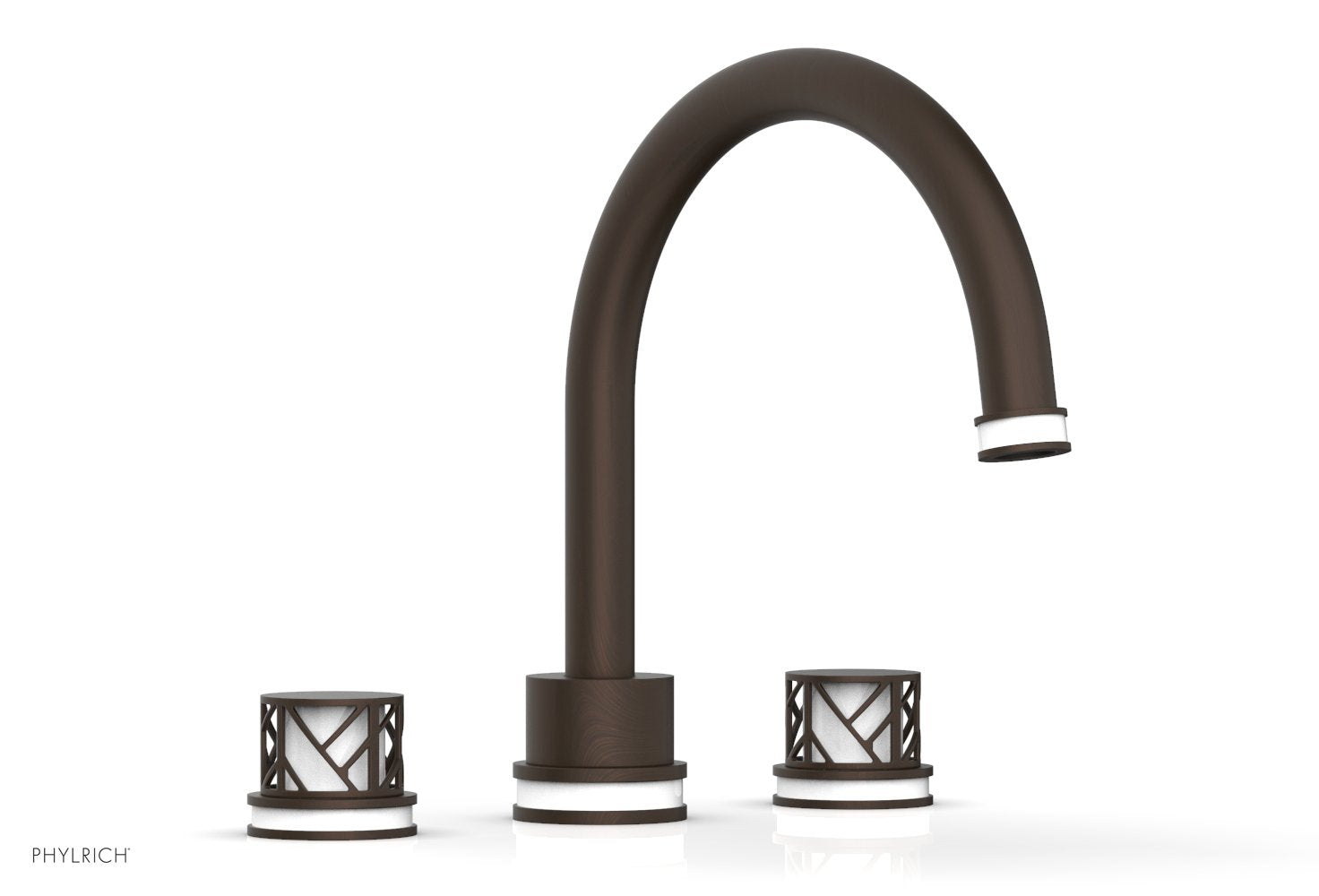 JOLIE Deck Tub Set - Round Handles with "White" Accents 222-40