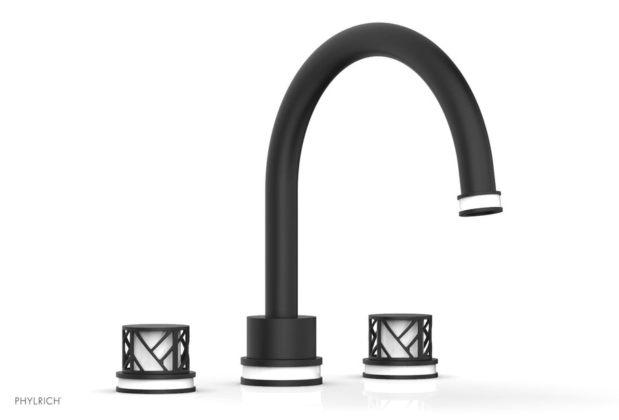 JOLIE Deck Tub Set - Round Handles with "White" Accents 222-40