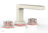 JOLIE Deck Tub Set - Square Handles with "Pink" Accents 222-41