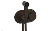 JOLIE Wall Mounted Bidet, Round Handle with "Grey" Accents 222-64