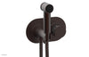 JOLIE Wall Mounted Bidet, Round Handle with "Grey" Accents 222-64