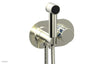 JOLIE Wall Mounted Bidet, Round Handle with "Light Blue" Accents 222-64