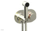 JOLIE Wall Mounted Bidet, Round Handle with "Orange" Accents 222-64