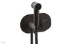 JOLIE Wall Mounted Bidet, Round Handle with "Purple" Accents 222-64