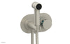 JOLIE Wall Mounted Bidet, Round Handle with "Turquoise" Accents 222-64