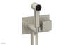 JOLIE Wall Mounted Bidet, Square Handle with "Grey" Accents 222-65