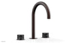 BASIC II Widespread Faucet -  Black Marble Handles 230-03