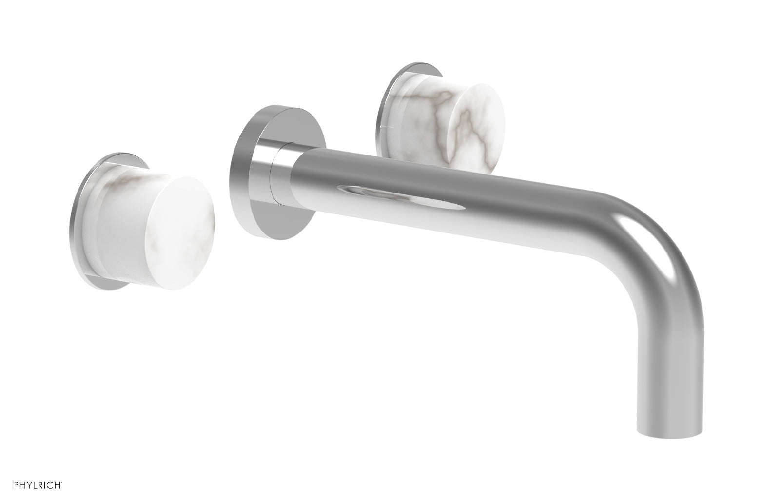 BASIC II Wall Lavatory Set - White Marble 230-13