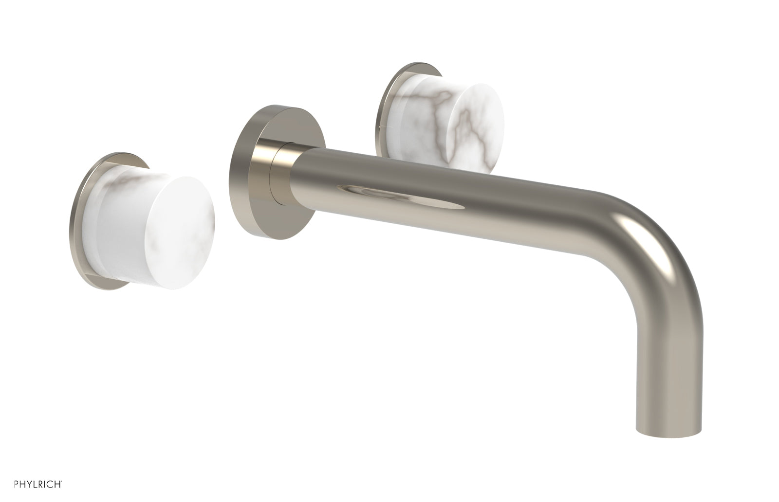 BASIC II Wall Lavatory Set - White Marble 230-13